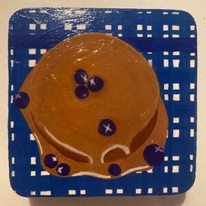 Beautiful stack of pancakes for your drinks to sit on. (4x4 coaster)